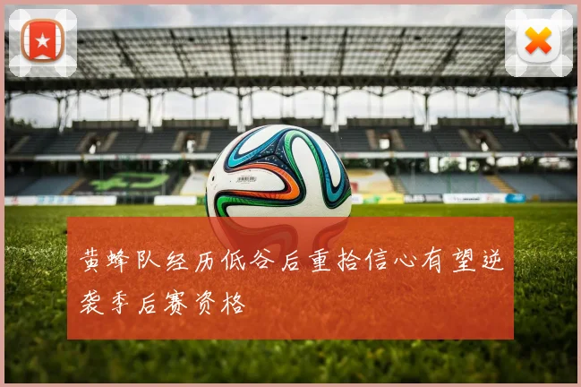 黄蜂队经历低谷后重拾信心有望逆袭季后赛资格